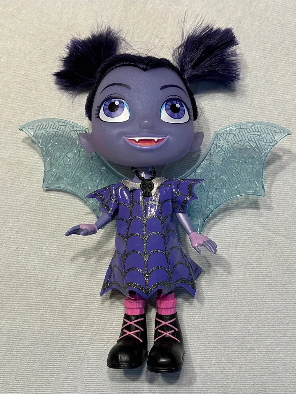 Disney Purple Vampirina Doll with Teal Wings and Pink Accents
